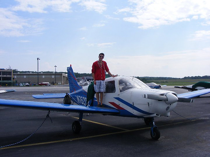 Dylan Hofstetter First Solo 7711 CFI Maurice Morneau Dylan Hofstetter completes his first solo flight