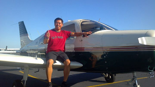 Luis Pineda First Solo 81211 CFI David Rohwer