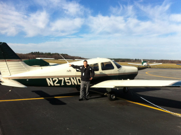 Wanderly Dos Santos Private Pilot 12211 CFI Maurice Morneau achieve private pilot license